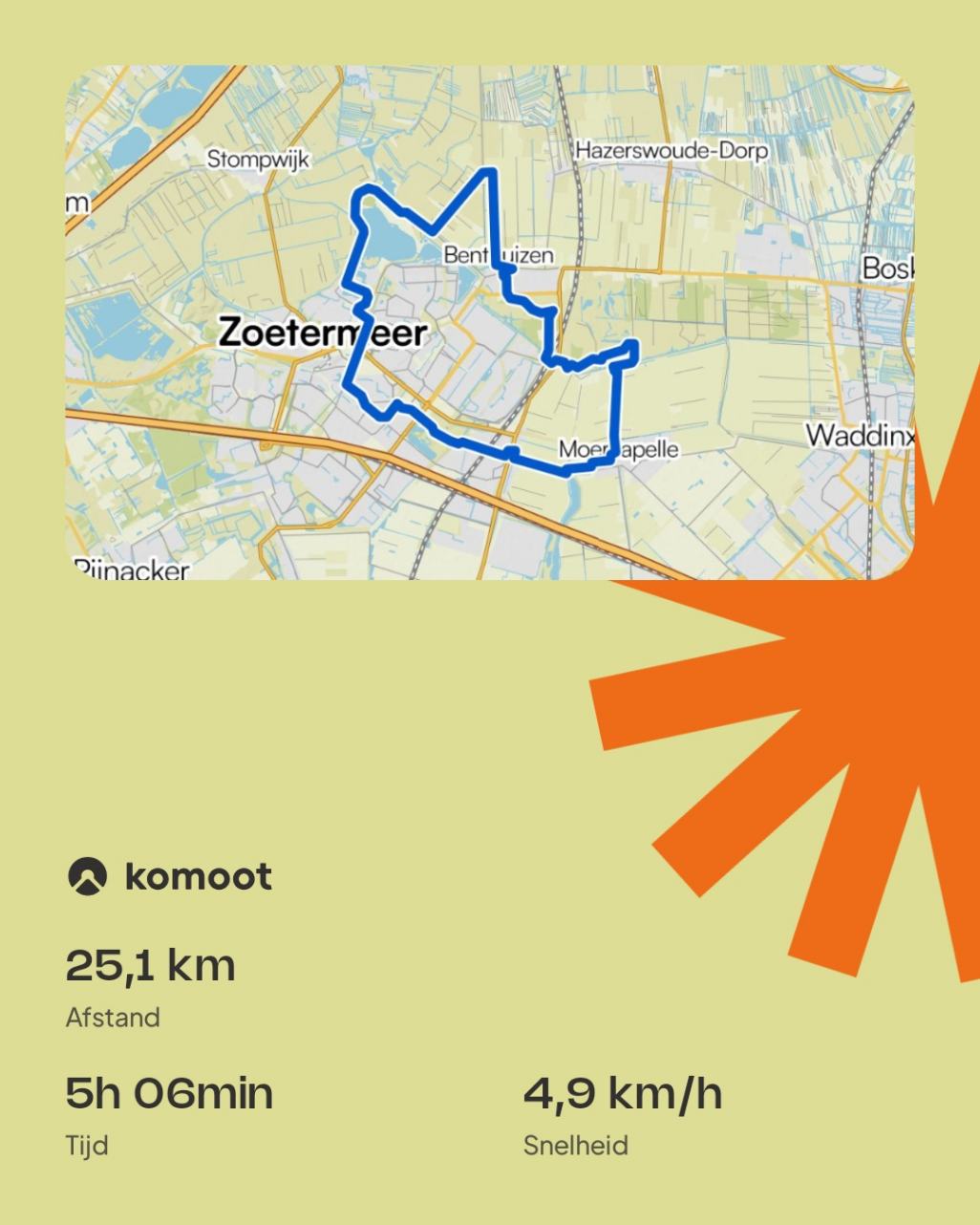 25km, 5h